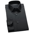 thumbnail image 6 of Youclos Men's Stretch Slim Fit Long Sleeve Shirt - Soft Long-Lasting Stretch Wear for Daily Commute and Business Casual, 6 of 6