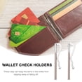 thumbnail image 2 of 2Pcs Wallet Check Holders Metal Spring Banknote Clips Credit Holders, 2 of 6