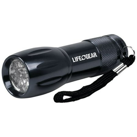 Life Gear Mini Max LED Flashlight with Red Tail Emergency Flasher ...