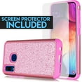 thumbnail image 4 of Value Pack + for Samsung Galaxy A10E Case Hybrid Phone Case Glitter Shock proof Edge Slim Bumper Scratch Cover, 4 of 4