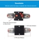thumbnail image 4 of Whataatahia 30A 40A 50A 60A 80A 100A 150A Disyuntor de audio Auto Car Stereo Portafusibles en línea Inversor, reinicio manual 12V-24V DC para protección del sistema de audio de barco marino automotriz, 4 of 7