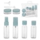 thumbnail image 1 of Conjunto de 6 Contenedores de Viaje Únicos Botellas Portátiles Azules, 1 of 6