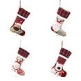 thumbnail image 2 of Calcetín de Navidad Adorno para el hogar Encantadora decoración de vacaciones Bolsas de regalo Decoraciones colgantes Calcetín de Navidad Kits de decoración para fiestas Muñeco de nieve Ounissouiy HA069685-03, 2 of 6