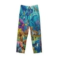 thumbnail image 4 of Junzan Men'S Pajama Pants Sea World Sleepwear Pants Pj Bottoms Drawstring And Pockets, 4 of 9