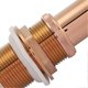 thumbnail image 3 of G1 1/4" Brass Bathroom Sink Pop-Up Drain Without Overflow (Rose Gold), 3 of 4