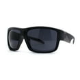 thumbnail image 2 of Mens Classic Thick Plastic Horn Sport Sunglasses Matte Black, 2 of 4
