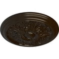 thumbnail image 3 of Ekena Millwork 16 7/8"OD x 5/8"P Vienna Ceiling Medallion (Fits Canopies up to 3 1/4"), Hand-Painted Bronze, 3 of 6