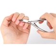 thumbnail image 5 of Professional Cuticle Clippers for Nails – Razor Sharp Cuticle Trimmer Tool – Durable Stainless Steel Cuticle Clippers for Adults – Ergonomic Non-Slip Handle for Fingernails & Toenails (Silver), 5 of 5