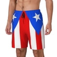 thumbnail image 5 of Mens Pr Puerto Rico-Flag 2 in 1 Quick Dry Swim Trunks with Compression Liner Beach Shorts, 5 of 6