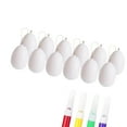 thumbnail image 4 of EHJRE 12Pcs DIY Easter Eggs Blank White Easter Eggs for Kindergarten Spring Easter 6cm, 4 of 9