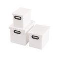 thumbnail image 1 of 3pcs/Set Simulation Storage Box 1:12 Miniature Scale Three-Piece Stacking Design Smooth Edges Safe Play Storage Organizer Dollhouse Accessory, 1 of 8