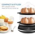 thumbnail image 3 of Cocedor de Huevos Elite Gourmet EGC314CB Digital para 14 huevos Negro, 3 of 9