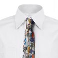 thumbnail image 2 of Tropical Necktie, Palm Trees Surfboards Art, Dress Tie, 3.7", Multicolor, by Ambesonne, 2 of 3