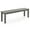 Grey, variant on Gymax 55'' HDPE Outdoor Bench for 2-3 People Weatherproof Backless Patio Garden Bench Gray
