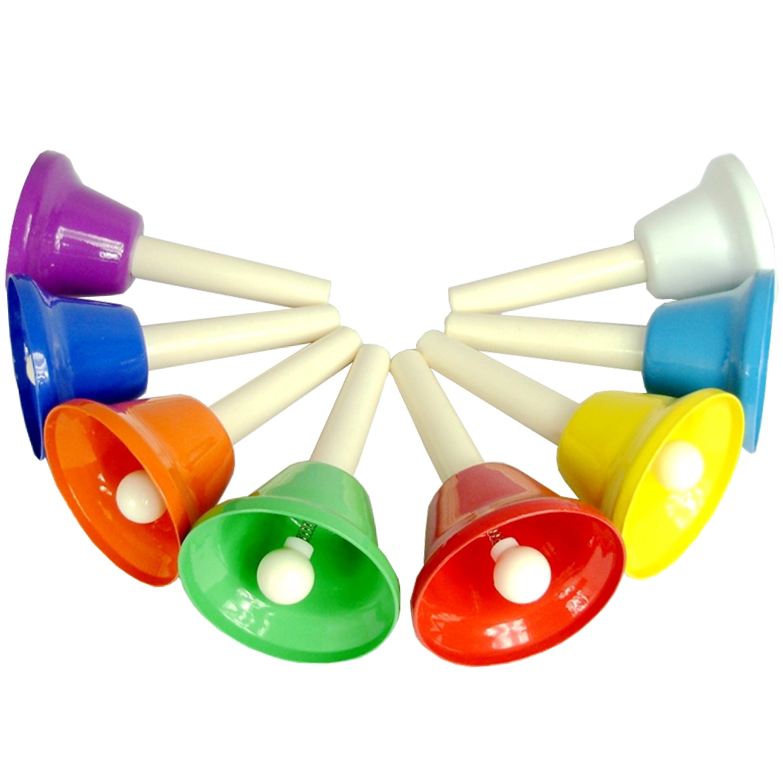 Windlim Colorful Music Bells Set Handbells for Kids of 8 Notes