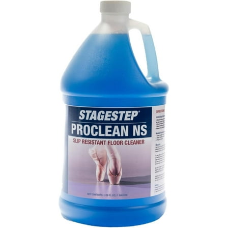 ProClean NS Non-Slip Floor Cleaner – 1 Gallon Concentrated Slip Resistant All-Purpose Floor Cleaner for Wood Laminate and Marley – Neutral pH Safe for Studios and Non-Porous Floors