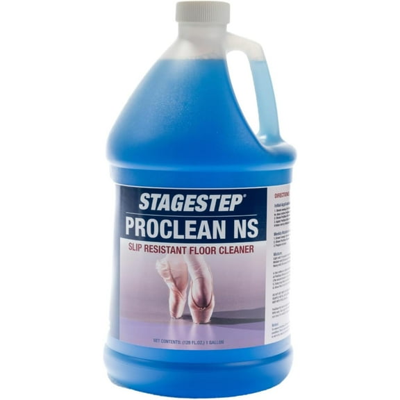 ProClean NS Non-Slip Floor Cleaner – 1 Gallon Concentrated Slip Resistant All-Purpose Floor Cleaner for Wood Laminate and Marley – Neutral pH Safe for Studios and Non-Porous Floors