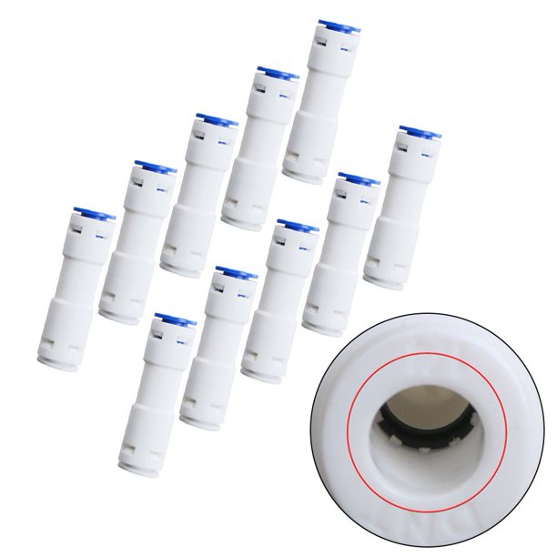 チェック・オン・イット 10pcs 1/4in Straight Quick Connecto Water Purifier Check Valve