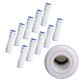 thumbnail image 4 of 10 piezas válvula de retención de conexión rápida recta de 1/4 pulgada accesorio para purificador de agua filtro, 4 of 6