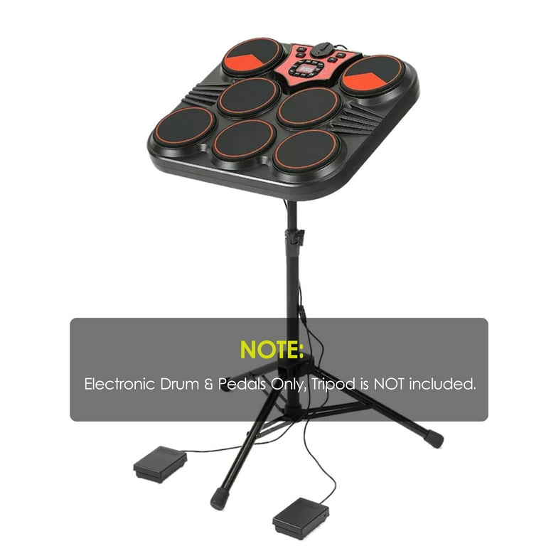 Portable Electronic Drum Set 7-Pads: Roll Up Drum Pad For Kids - Midi Electric  Drum Set With Headphone And 2 Pairs Drumsticks 10 Hours Playtime - Holiday  Birthday Christmas Gift For Kids 5-7 9-12