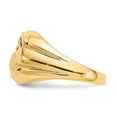 thumbnail image 4 of Solid 14k Yellow Gold Diamond Men's Ring Band Size 10.5, 4 of 6