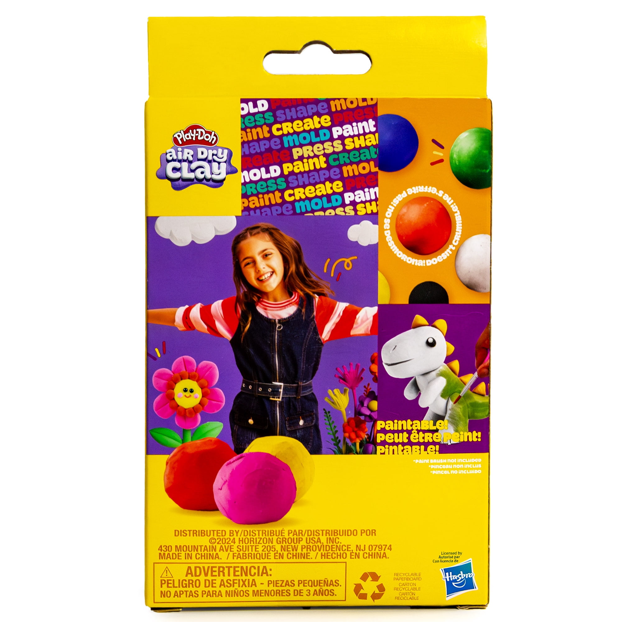 Play-Doh Air Dry Clay Buddies, Flower Power