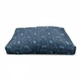 thumbnail image 4 of Underwater Pet House, Hand-Drawn Ocean Creature Goldfish Seahorse, Outdoor & Indoor Portable Dog Kennel with Pillow and Cover, 5 Sizes, Azure Blue Night Blue, by Ambesonne, 4 of 5