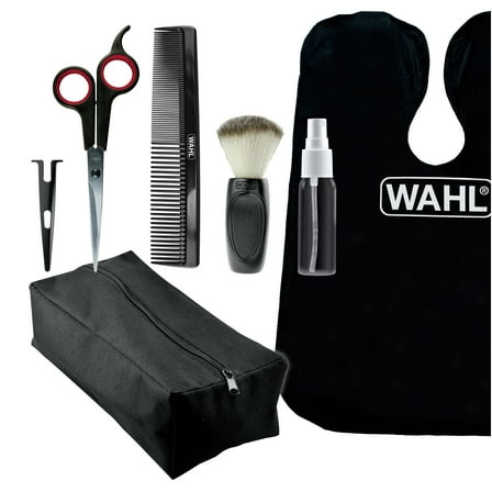Wahl at Home Essentials Hair Cutting Accessory Kit with Premium Barber Scissors, 6 Pieces Unisex, 3572