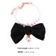 thumbnail image 4 of Elegante collar de perlas para mascotas, con lazo decorativo, delicado collar de cadena de perlas para mascotas, 4 of 6