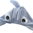 thumbnail image 6 of Bainana Toddler Girls Swimwear Summer Cartoon Shark Print Sleeveless Crew Neck One-Pieces Bikini With Hat Set Baby Comfort Holiday Swim Wear Grey Size 3-4 Years, 6 of 9