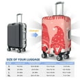 thumbnail image 4 of Yiaed Gnomes Hold The Letters LOVE Print Travel Luggage Cover Suitcase Protector Fits 18-32 Inch Luggage Wheel Covers Patterned Elastic Luggage Anti-scratch（No luggage）-Medium, 4 of 5