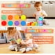 thumbnail image 4 of Juego de juguetes para bebés Wattne 7 en 1 Montessori de 6 a 12 meses con cordón, 4 of 6