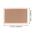 thumbnail image 2 of Monyance Decorative Hanging Pin Board 2PCS Cork Board Bulletin Board 20x30CM Pine Frame Wall Hanging Notice Board(11.81X7.87X0.59Inches), 2 of 10