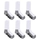 thumbnail image 2 of Calcetines Caterpillar para hombre con estampado semiacolchado, 6 unidades, logotipo blanco, 2 of 3