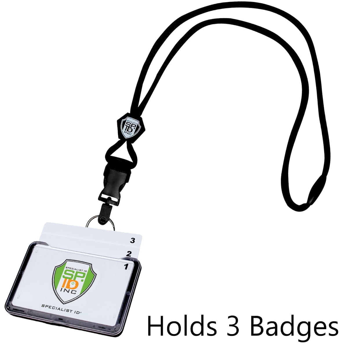 Card Holder Neck Strap with Lanyard Badge Holder Work ID Card Bus ID Holders Portable Key Chain Key
