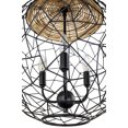 thumbnail image 6 of 362P03BL-Varaluz Lighting-Cayman - 3 Light Orb Pendant In Coastal Style-19 Inches Tall and 18 Inches Wide-Black Finish    -Traditional Installation, 6 of 7