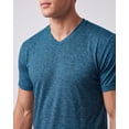 thumbnail image 3 of 5 Pack Men's Dry Fit V Neck Workout T Shirts Athletic Gym Fitness Tees, 3 of 7