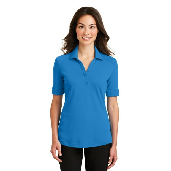 Port Authority Women's Silk Touch Interlock Performance Polo. L5200