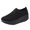 Black, variant on Willtoo Orthopedic Shoes for Women Slip On Mesh Platform Walking Shoes, Breathable Wedge Arch Support Sneakers, Non-Slip Lightweight Casual Comfort Shoes