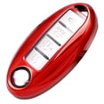 thumbnail image 1 of New Protector Skin Car Accessories Shell Cover Remote Key Case Key Fob Cover Holder RED, 1 of 8