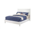 thumbnail image 2 of Mahogany Wood Standard King Panel Bed, White, 2 of 2