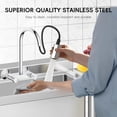 thumbnail image 2 of Freestanding Stainless Steel Utility Sink - 29x25x37 Inch, Single Bowl, with Basket Strainer and Splash Guard. Durable, Rust-Resistant, Commercial Grade, 2 of 5
