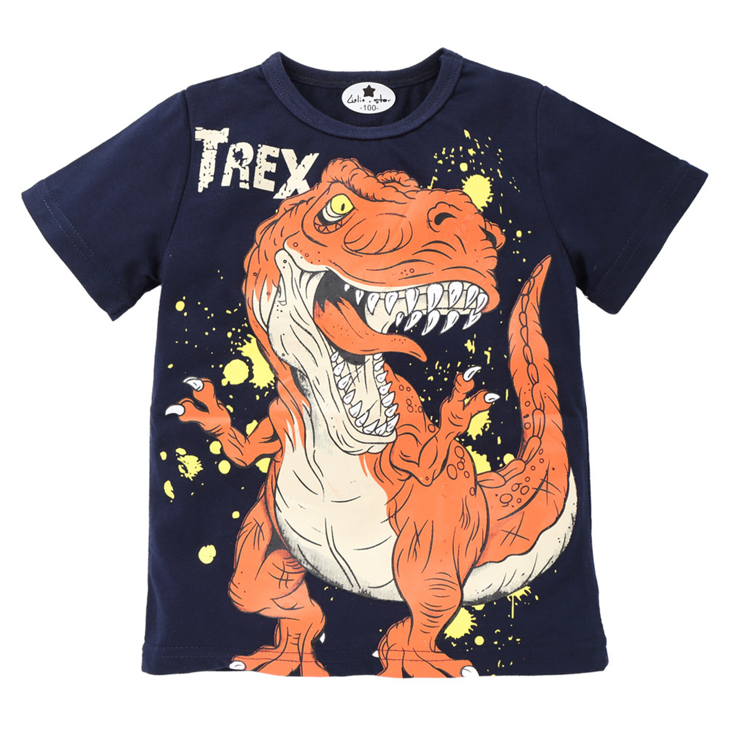 XEYOU Little Boys Dinosaur TShirts Tyrannosaurus Rex Tee Short Sleeve