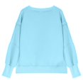 thumbnail image 5 of Mercatoo Girls Oversized Sweatshirts Crewneck Long Sleeve SweatshirtsKids Girl Casual Loose Pullover Tops for Girls Boys, 5 of 5