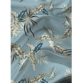 thumbnail image 6 of Wespornow Mens Hawaiian Shirts Short Sleeve Floral Tropical Beach Casual Button Down Shirts Grey Leaves XXL, 6 of 7