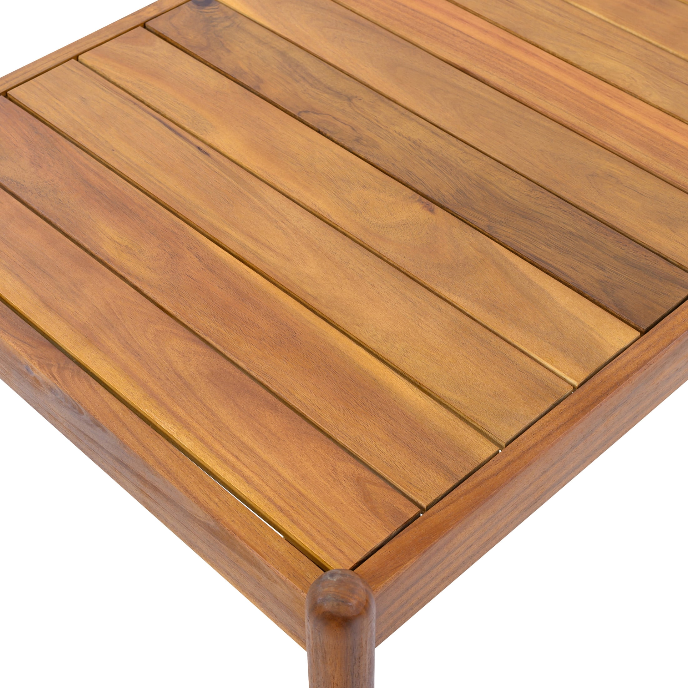 Christopher Knight Home 39" Contemporary Outdoor Acacia Wood Slatted Coffee Table, Teak