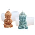 thumbnail image 5 of Molde de silicona para velas de Buda pequeño, elementos con forma de Amitabha, adornos para velas hechos a mano, 5 of 5