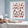 thumbnail image 3 of Window Privacy Film Red Ladybugs Stained Glass Window Film Decorative Sun Block Window Cover Animal Themed Spring Summer Rustic Window Clings Static Adhesive Sticker for Bathroom 19.6"x39.3", 3 of 7