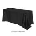 thumbnail image 4 of PoyoKee Christmas Tablecloths Rectangular, 60"×84" Flowing Satin Tablecloth, Christmas Decorations for Wedding Banquet Dessert Table Layout, 4 of 6