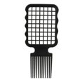thumbnail image 4 of 5pcs Twist Combs Ergonomic Perm Curling Hair Dreadlocks Twist Combs for Men Hair Styling, 4 of 5